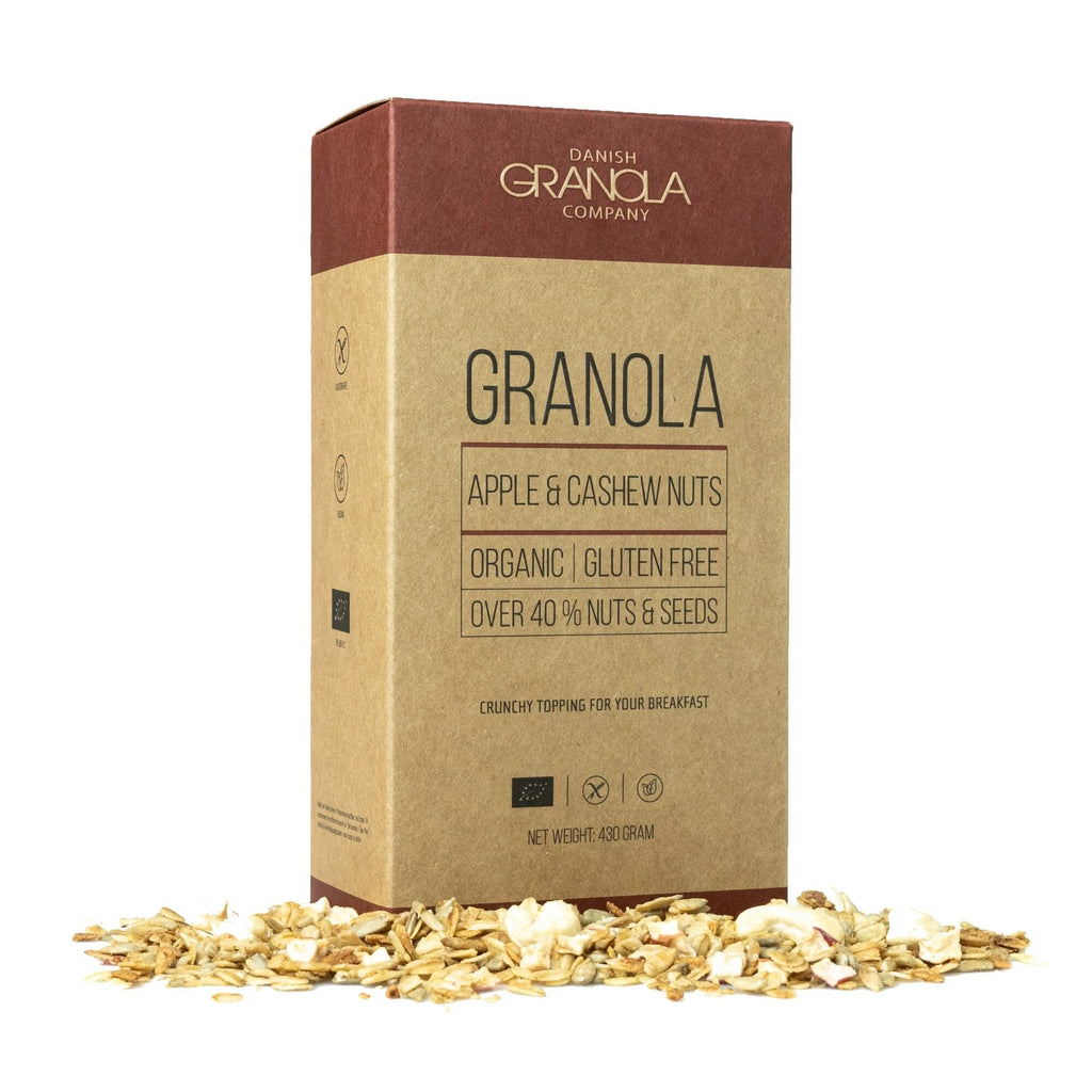 Økologisk Granola med Æble & Cashewnødder