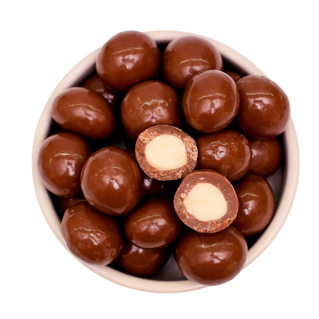 ØKO Macadamia med Mælkechokolade fra Danish Granola Company fotograferet fra oven